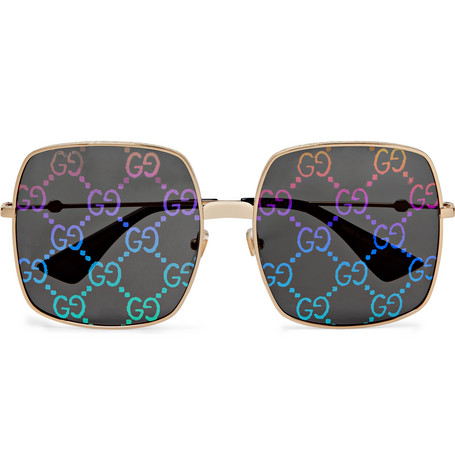 gucci sunglasses gold frame