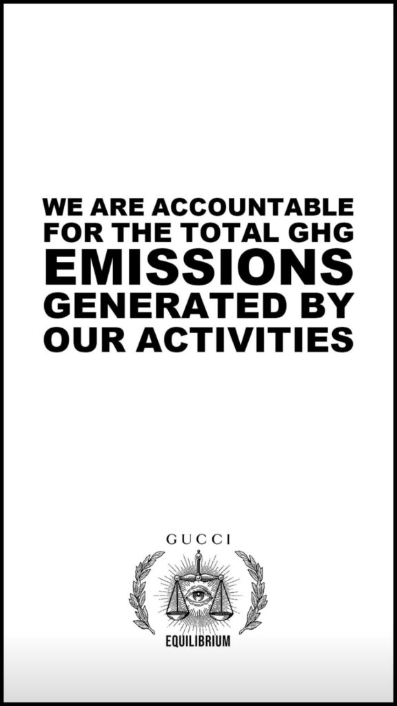 Gucci Goes Carbon Neutral