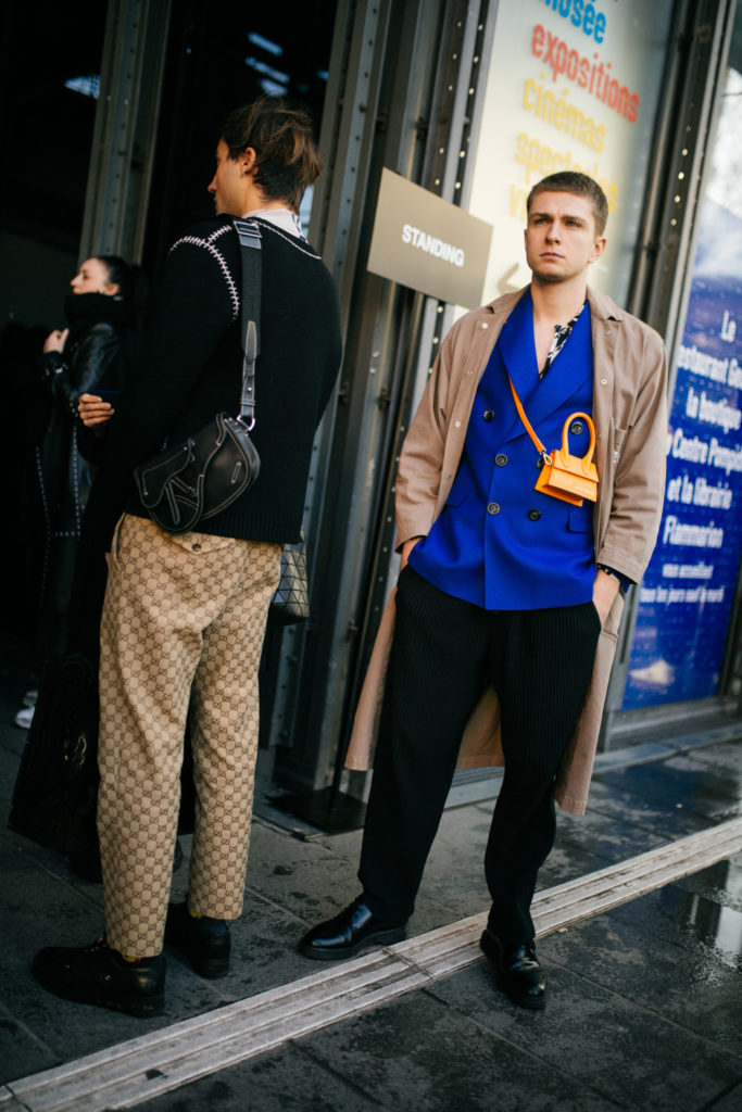 jacquemus street style men's fashion week 2020