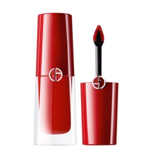 Armani Beauty lipstick under face mask