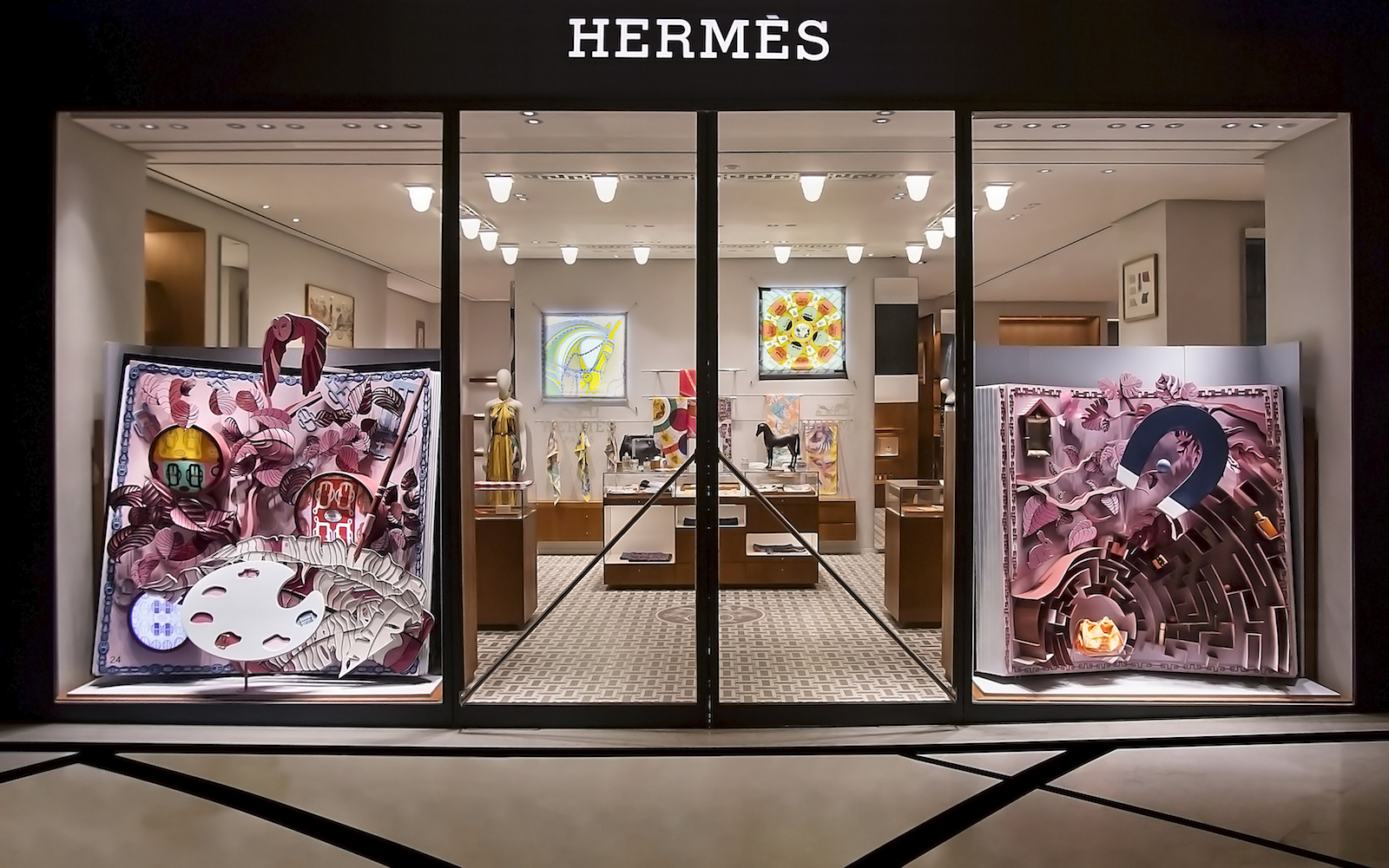 hermes window display