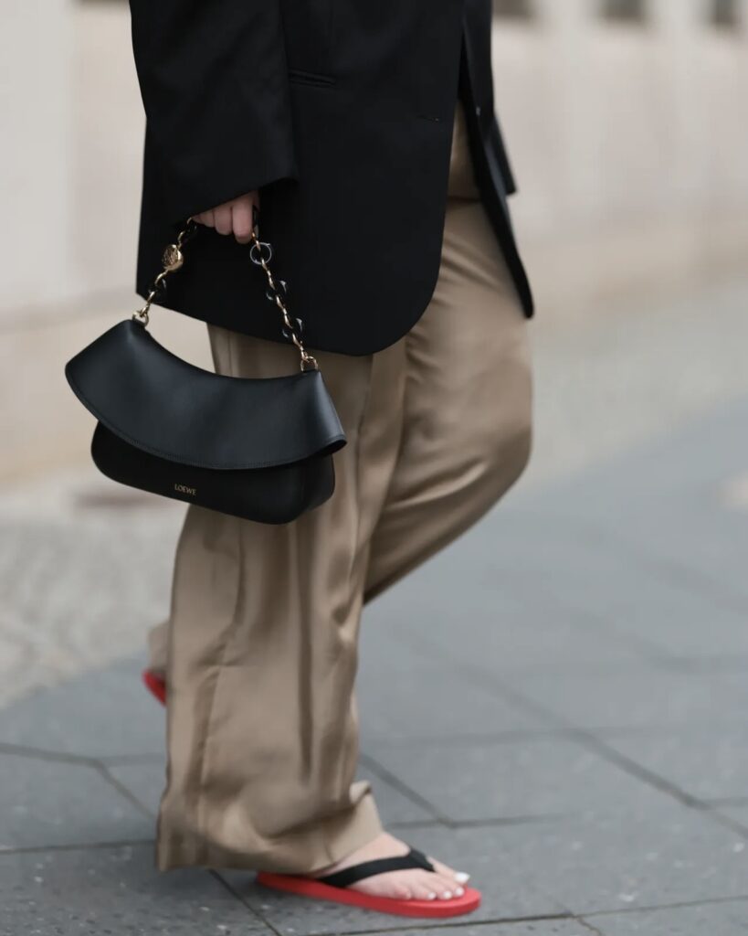 The Row Dune Flip Flops (Photo by Jeremy Moeller/Getty Images)