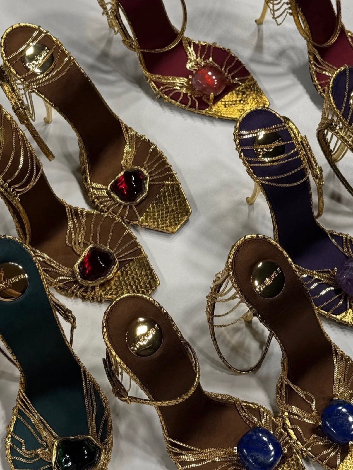 Can’t stop, won’t stop thinking about the shoes from @anthonyvaccarello’s last s